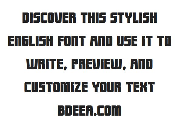 خط انجليزي امباكت سترايك مجانا Impact Strike Font download