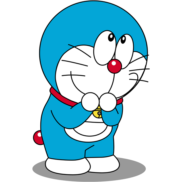 صورة شخصية عبقور رسوم متحركة خجول Doraemon Cartoon PNG
