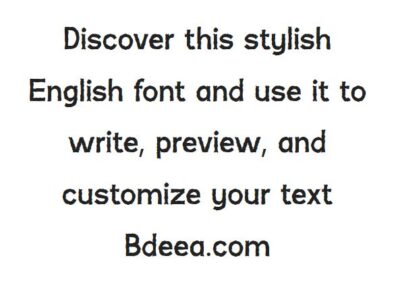 خط روغاني انجليزي مميز مجانا Roughney Font download