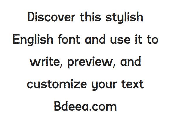 خط روغاني انجليزي مميز مجانا Roughney Font download