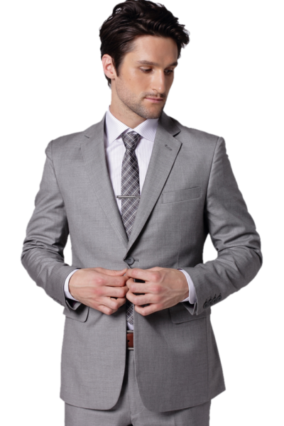 صورة بدلة رجالية لون سكني رسمية عالية الدقة Light Gray Suit Men PNG