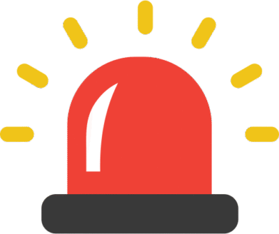 ايقونة ضوء لواح طوارئ لون احمر على المركبات Emergency Light PNG