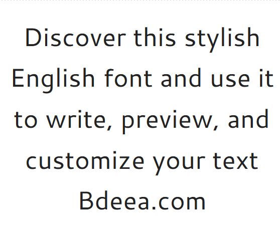 خط بي سنتريل انجليزي مجانا Cantarell Font download