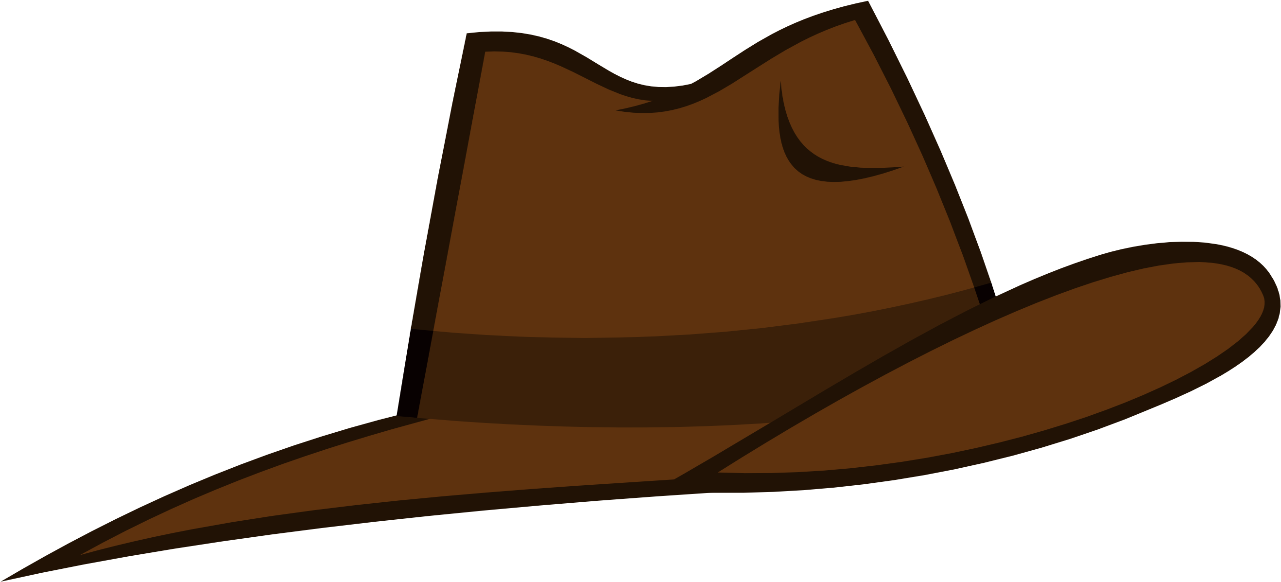 صورة قبعة فيدورا طاقية لون بني فيكتور رسوم عالية الدقة Fedora PNG