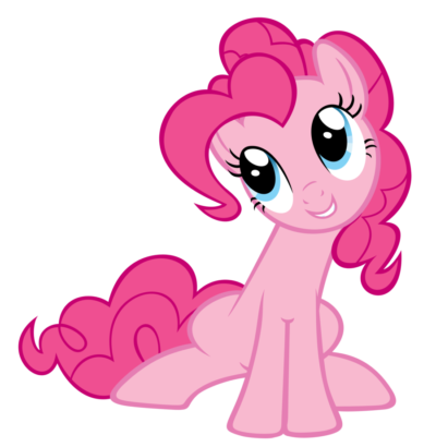 صورة الحصان الزهري بينكي باي (Pinkie Pie) عالية الدقة PNG