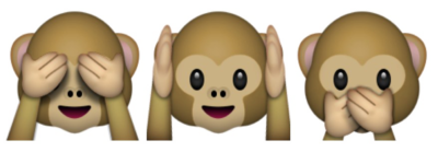 صورة ايقونات قرود يغلق فمه قرد يغلق عينيه قرد يغلق اذنيه Monkey Icons