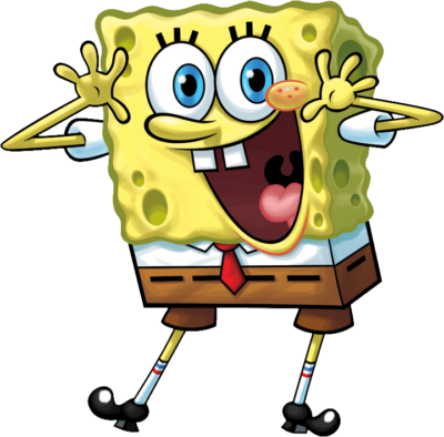 صورة سبونج بوب مرح والعاب سبونج يعيّب جودة عالية SpongeBob PNG
