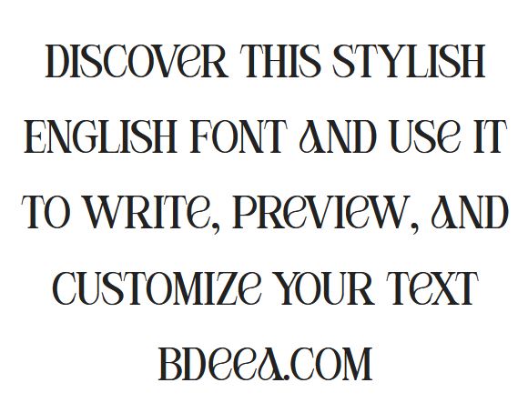 خط انجليزي موناريس مجانا Monares Font download