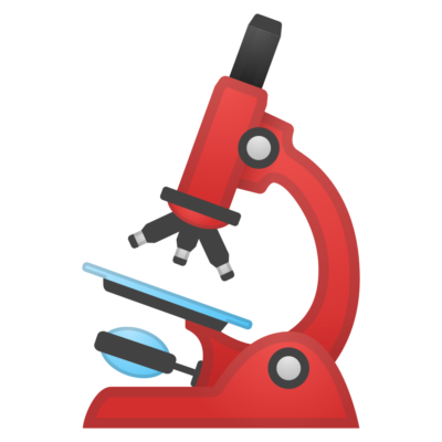 صورة فيكتور ميكرو سكوب مجهر مختبر لون احمر بدون خلفية Microscope PNG