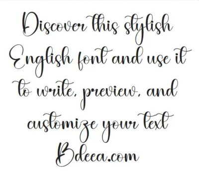 خط بلو سكاي انجليزي احترافي للتصميم Blue Sky Font download