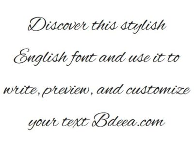 خط اليكس برش انجليزي ناعم وبسيط Alex Brush Font download