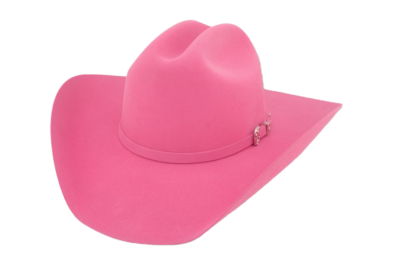 صورة قبعة كاوبوي لون زهري فاتح بناتية مفرغة Pink Cowboy Hat PNG