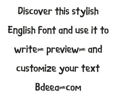 خط بريولن روفي انجليزي احترافي للتصميم Brewlin Ruffe Trial Font download