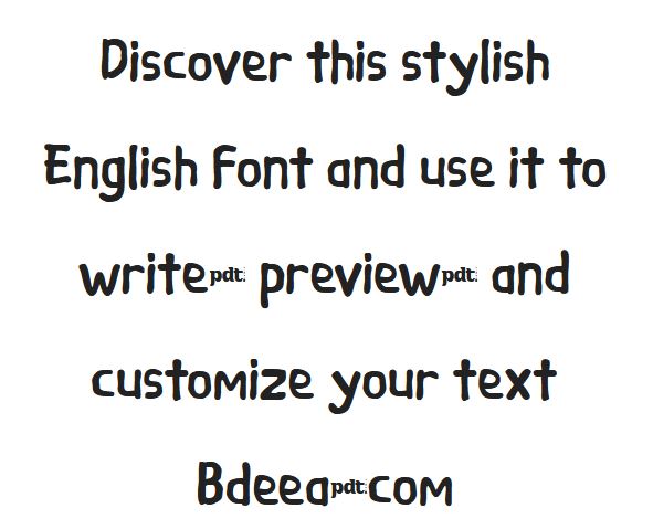 خط بريولن روفي انجليزي احترافي للتصميم Brewlin Ruffe Trial Font download