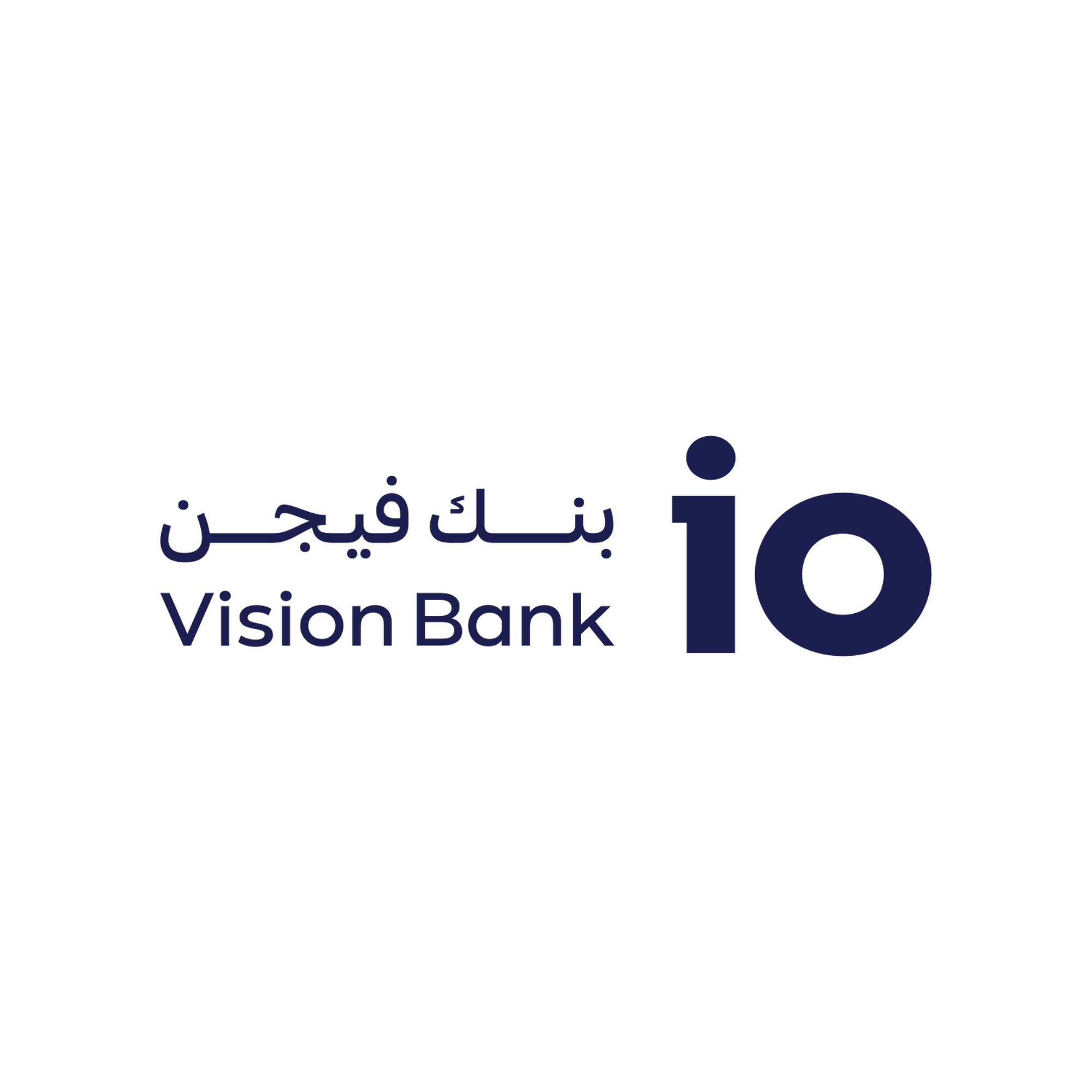 شعار بنك فيجن عالي الدقة Vision Bank Logo PNG‏
