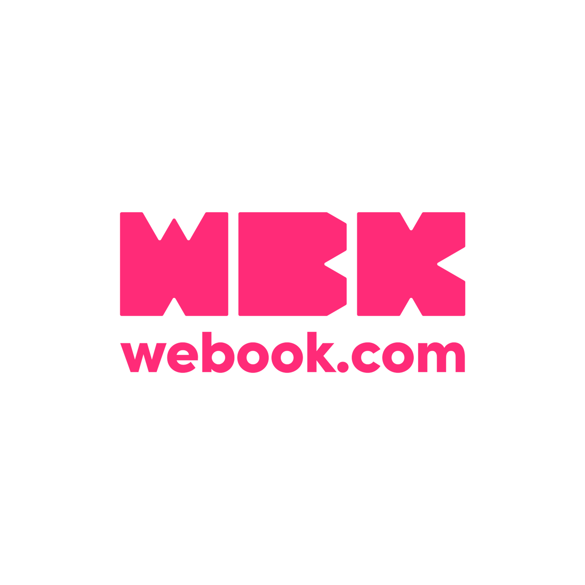 شعار ويبوك مناسبات وفعاليات عالي الدقة Webook Logo PNG‏