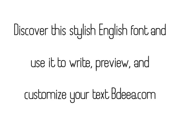 تنزيل خط بوياندا انجليزي مجانا Boyanda Font downlaod
