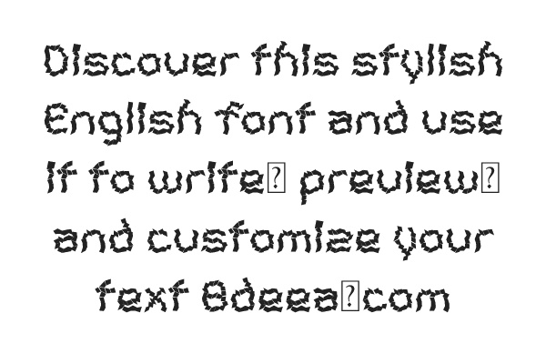 تنزيل خط ربازل انجليزي مجانا Rupuzzle Trial Font downlaod