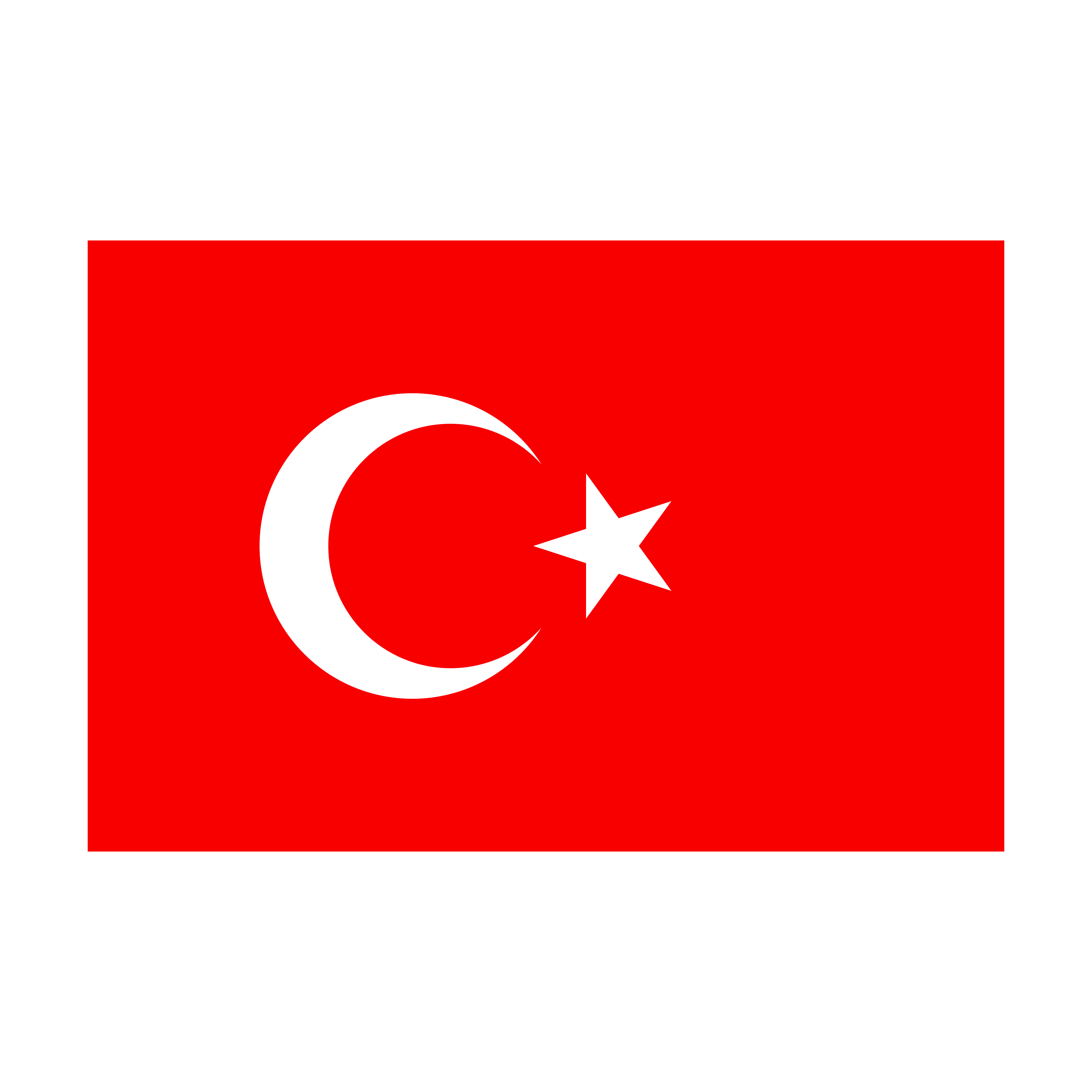 صورة علم تركيا بدون خلفية Rectangle Official Turkey National Flag