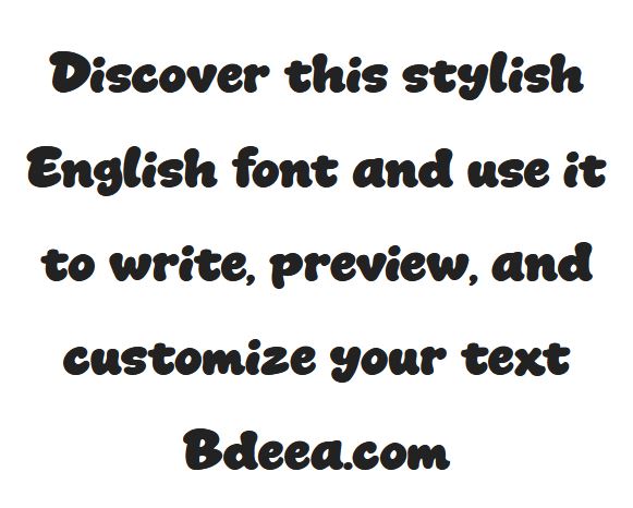تنزيل خط دنكن بيري انجليزي مميز مجاني Dunkin Berry TTF Font